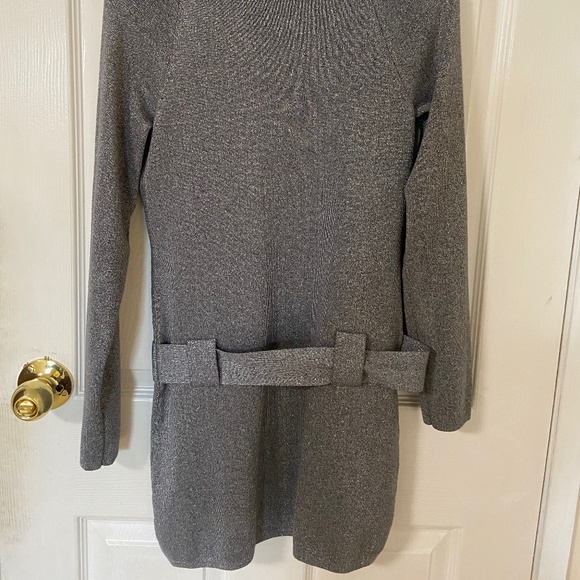 Knit Metallic Mini Dress - Picture 2 of 4